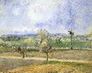 Camille Pissarro Rain scenery oil painting artist